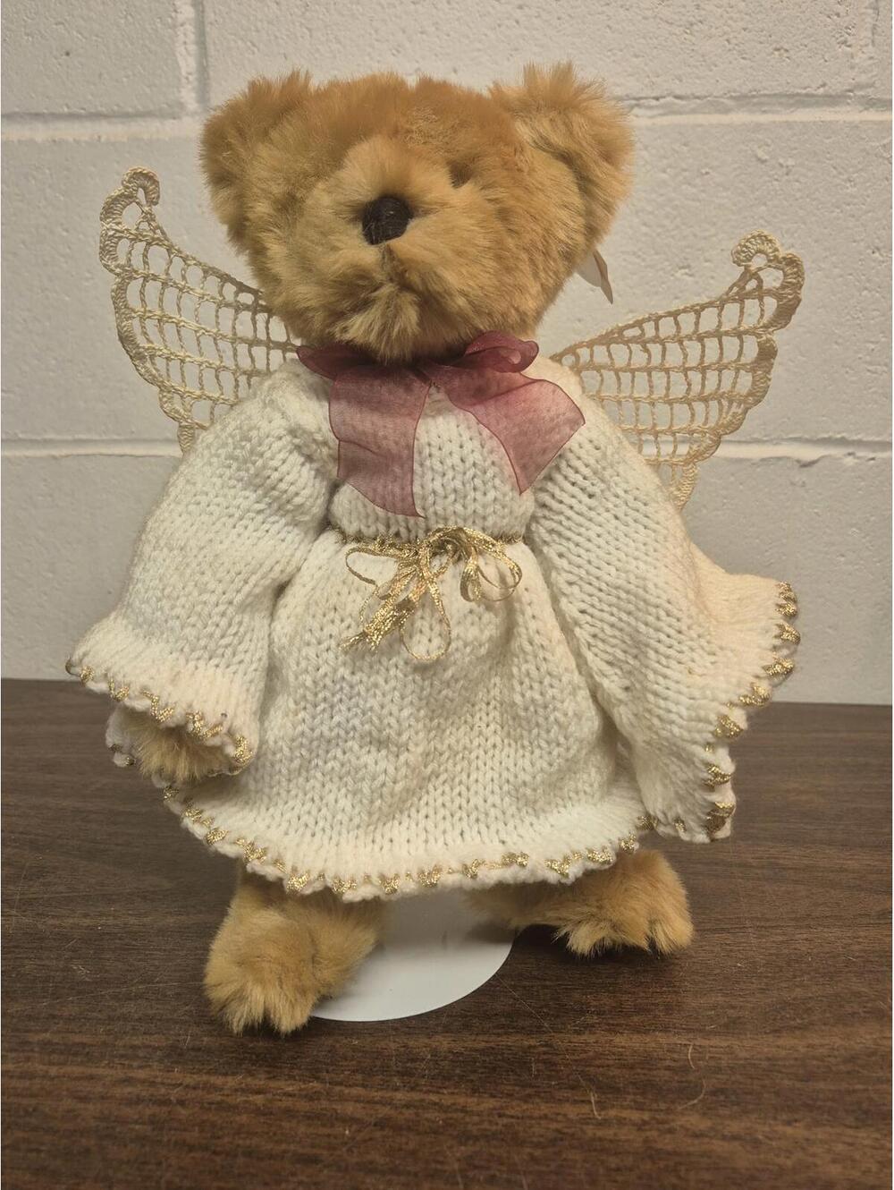 Russ Bears From The Past Teddy Bear with Crochet Dress and Angel wings